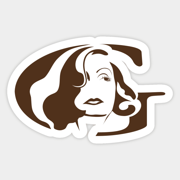 Garbo Sticker by tuditees